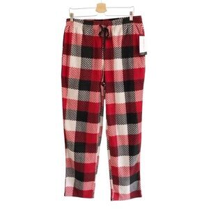 Perry Ellis Buffalo Plaid Lounge Pants Rio Red Size Large